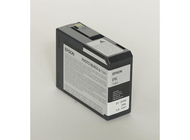 Epson T5801 Photo Black 80 ml Svart blekk for Epson SP 3800/3880 